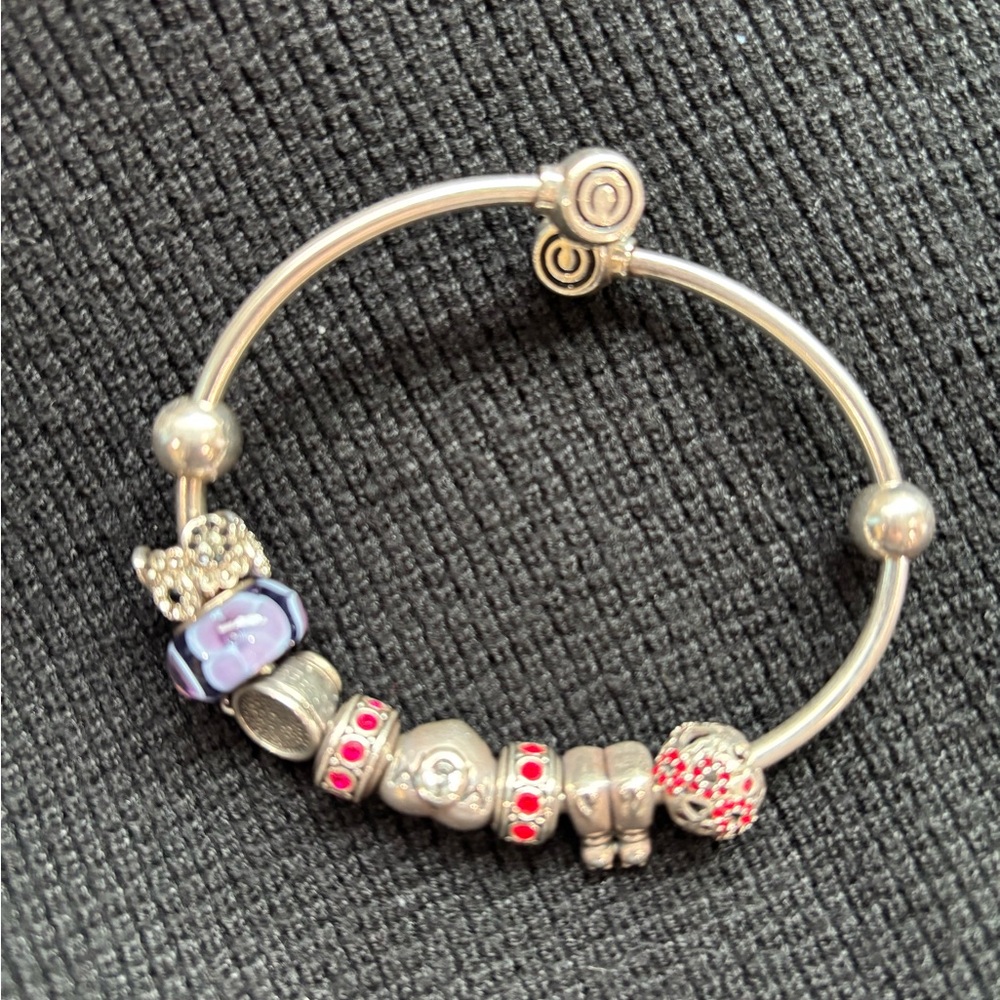 Camilla Bead Sterling Silver Bracelet